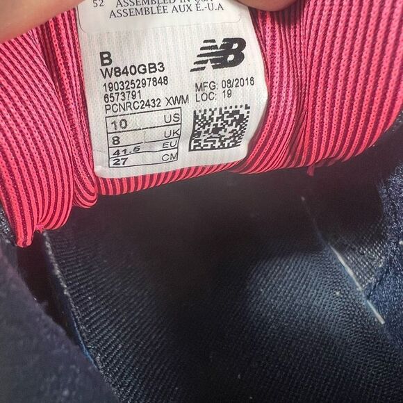 New Balance Running Shoes 840v3 Comfort Womens Size 10 US Gray Pink - Picture 9 of 9